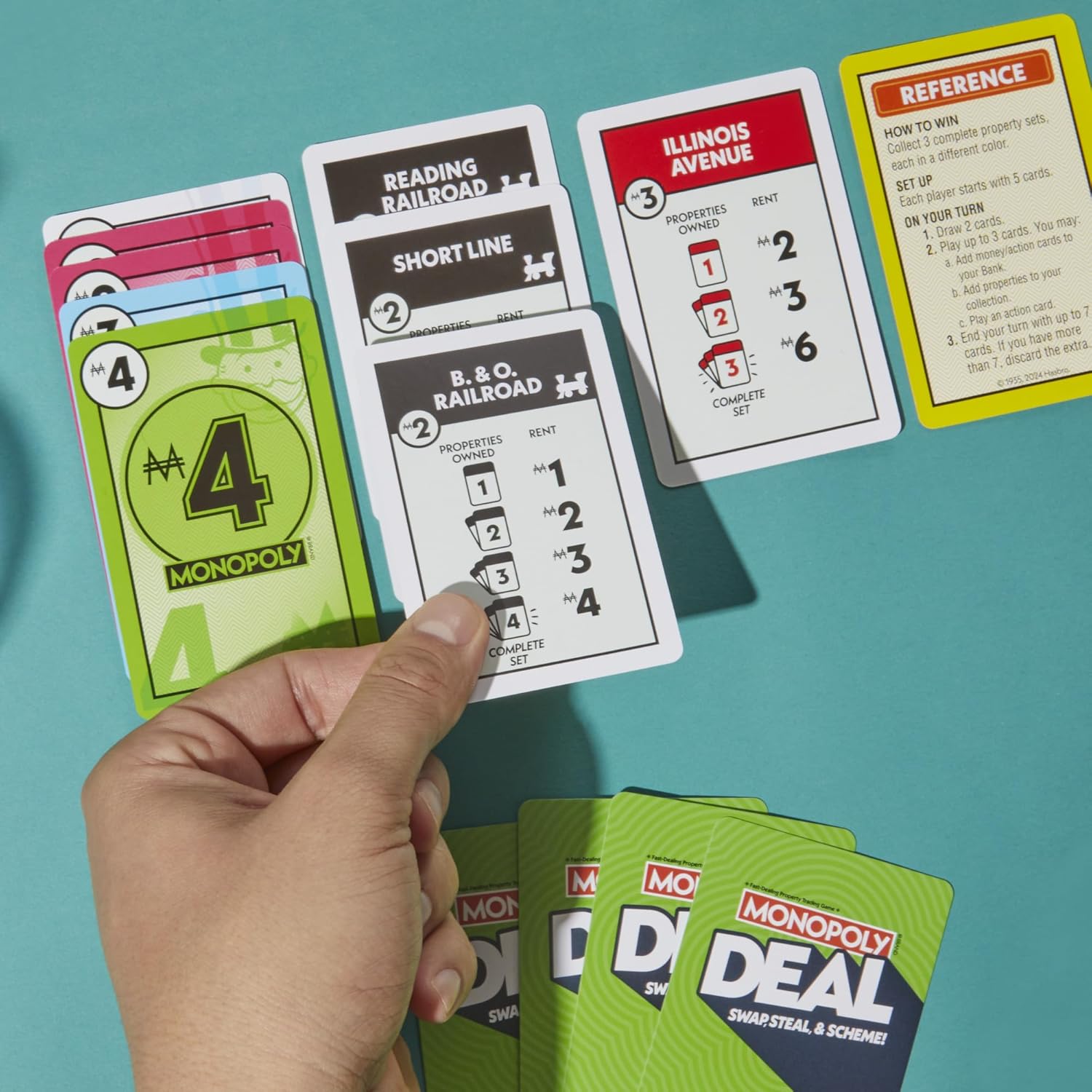 Thumbnail 4 de Monopoly Deal Strategy Card Game for 2–5 Players (8+ Years) – Quick, Family Fun