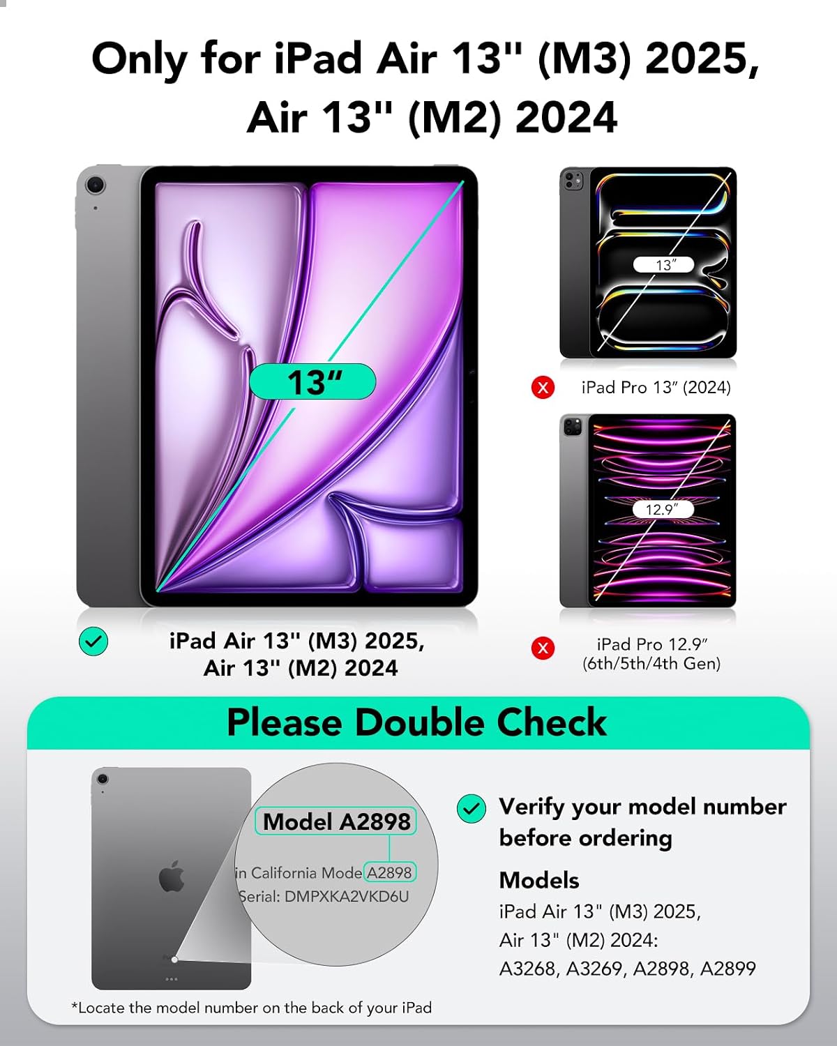 Detalle 2 de ESR Screen Protector for iPad Air 13