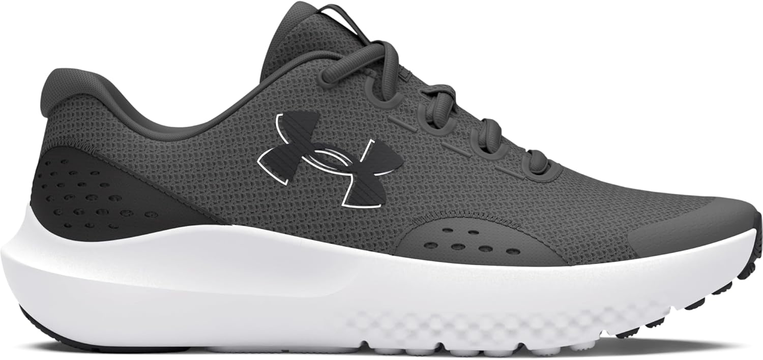 Detalle de Under Armour Mixte Enfant UA BGS Surge 4 - Castlerock Anthracite, 38 EU