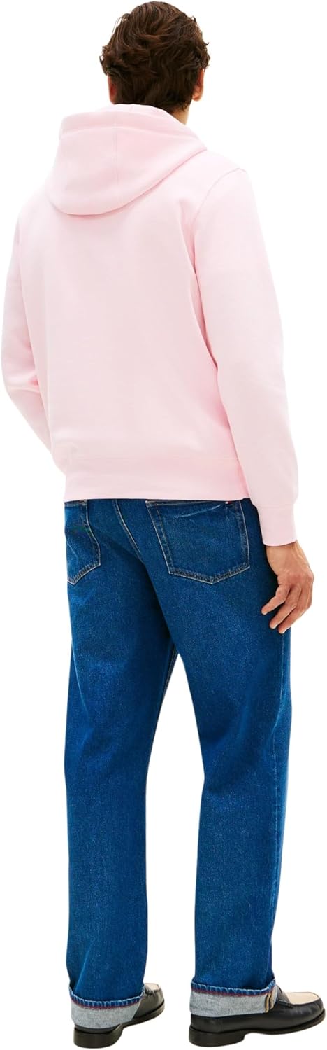 Detalle de Tommy Hilfiger Herren-Hoodie mit Kapuze „Tommy Logo“