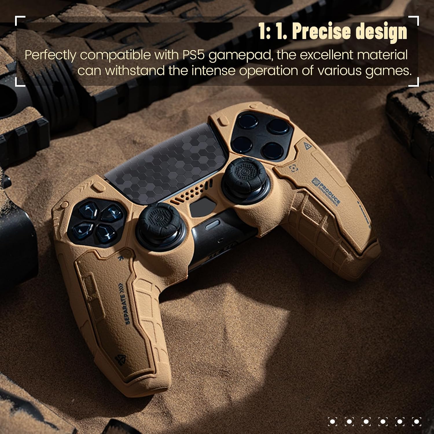Thumbnail 5 de G.S.TAC Tactical PS5 Controller Skin Set