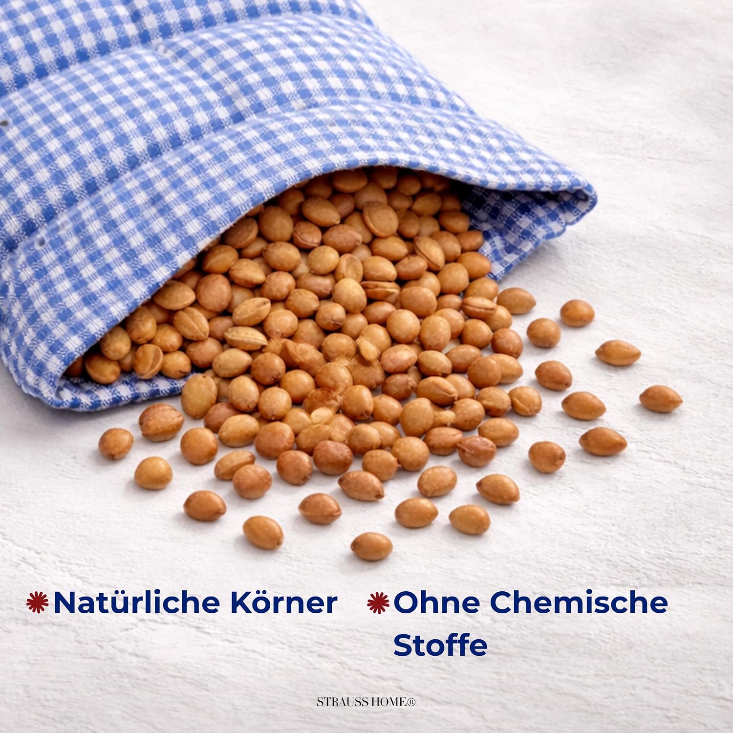 Thumbnail 4 de Strauss Home Kirschkernkissen 50x20 cm