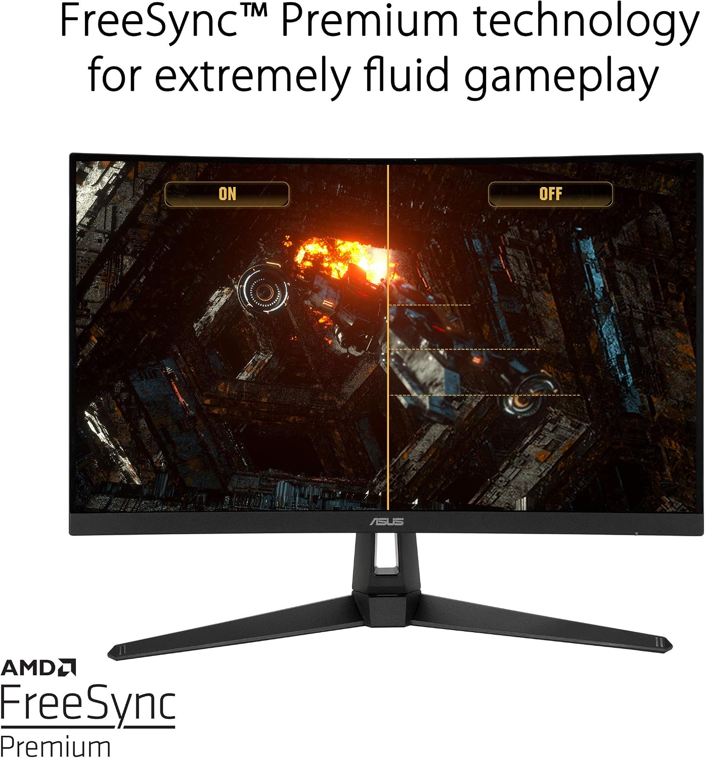 Thumbnail 4 de ASUS TUF VG27VH1B 27” Curved Gaming Monitor