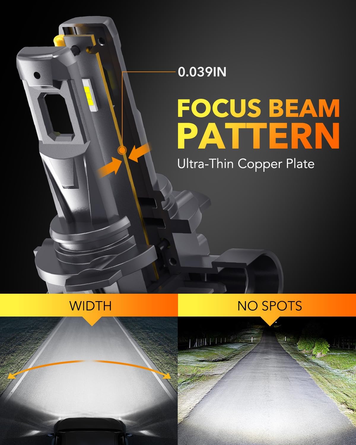 Detalle de OXILAM M5S 9005 LED bulbs, 80000LM