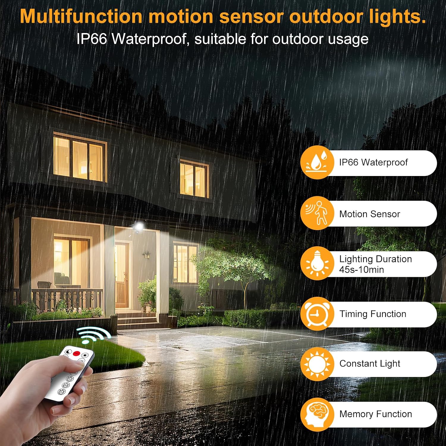 Detalle de CLY 35W motion sensor security light