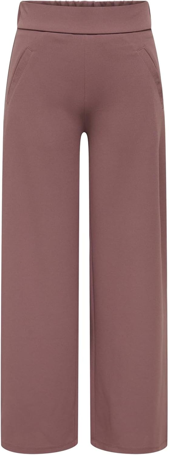 Detalle de JDY Damenhose „Catia Wide Pant“ mit weitem Bein und elastischer Taille (JDYLouisville)