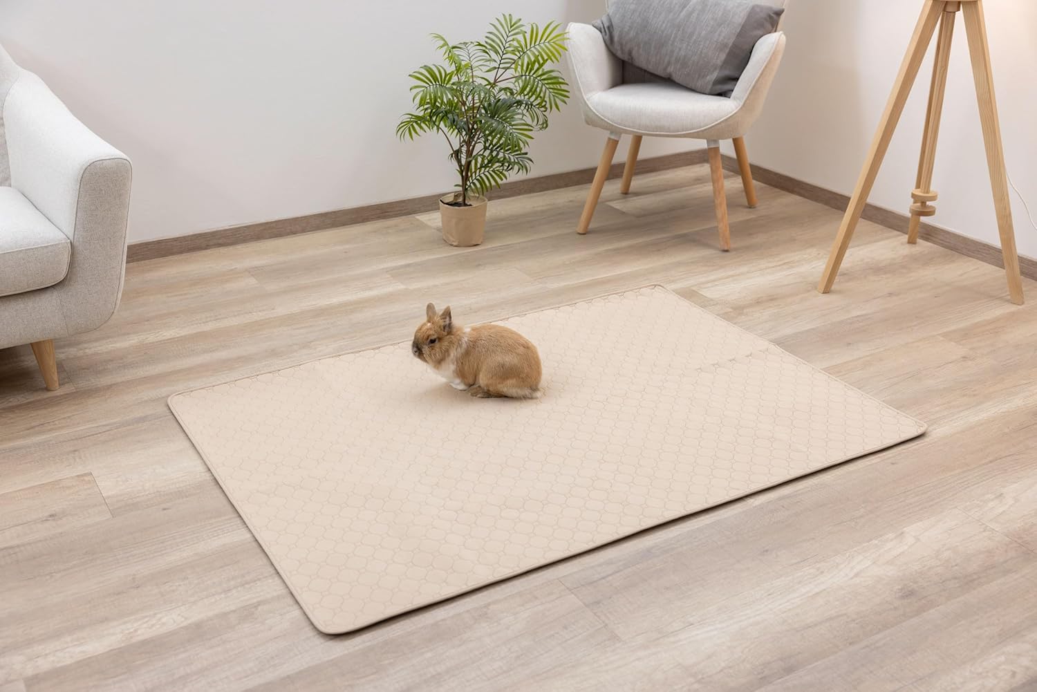 Thumbnail 4 de Kerbl Pet waschbare Urinunterlage für Kaninchen & Nager, braun, 140 x 100 cm