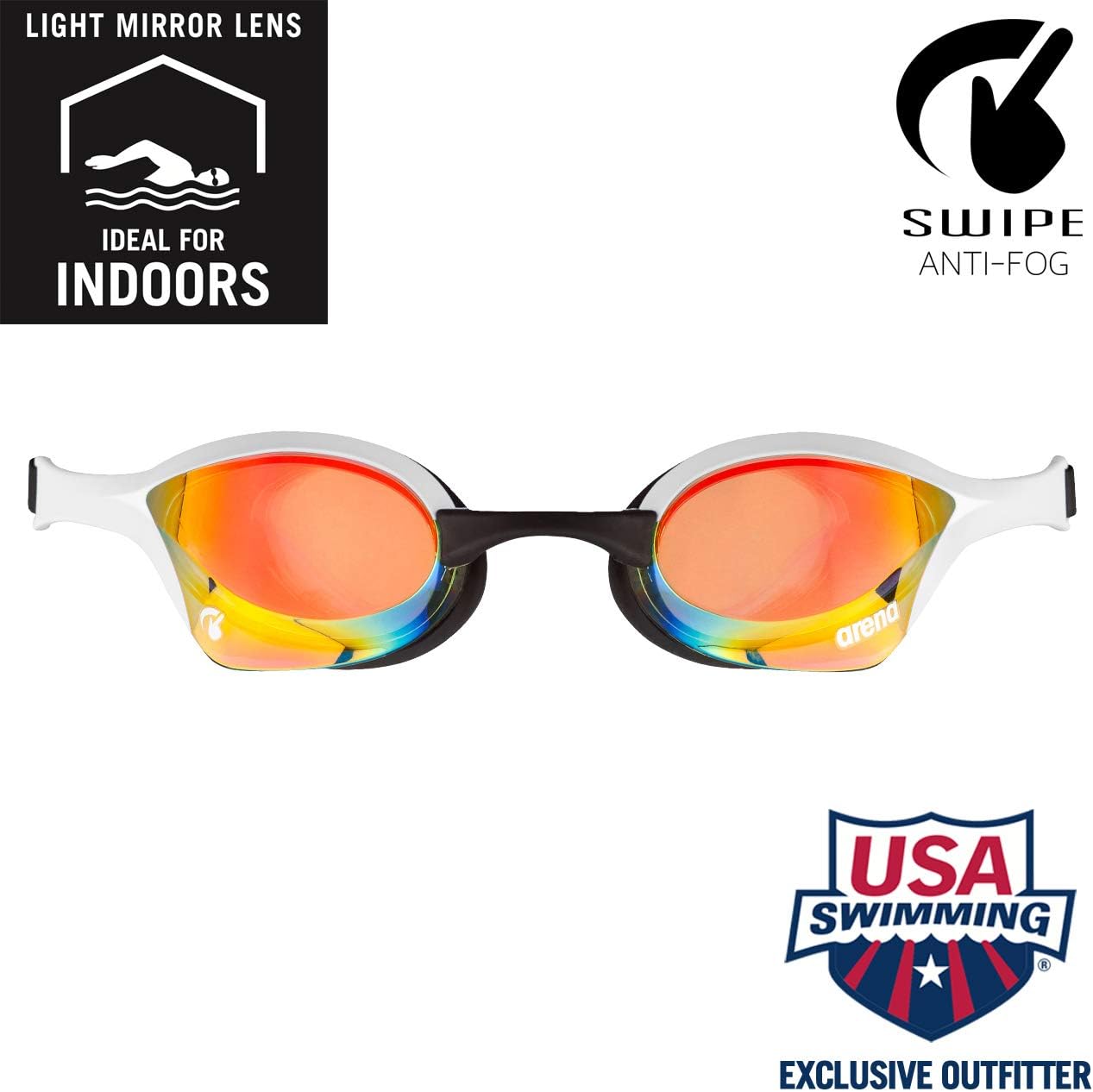 Thumbnail 1 de ARENA Cobra Ultra Swipe Mirror – Wettkampf-Schwimmbrille für Erwachsene