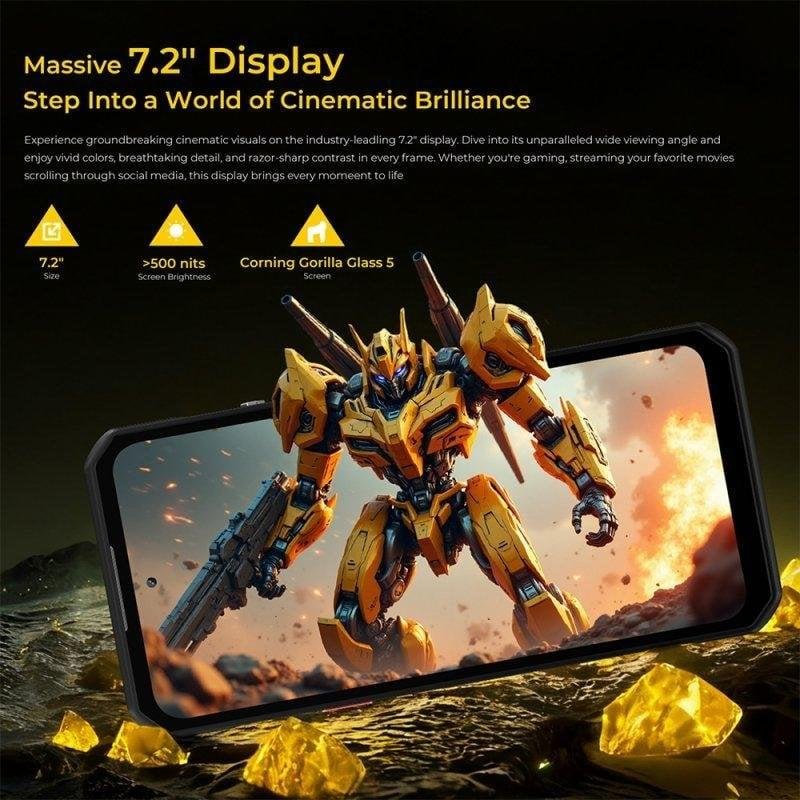 Detalle 2 de Oukitel WP60 5G 12GB/512GB, 7.2" Rugerizado en Negro