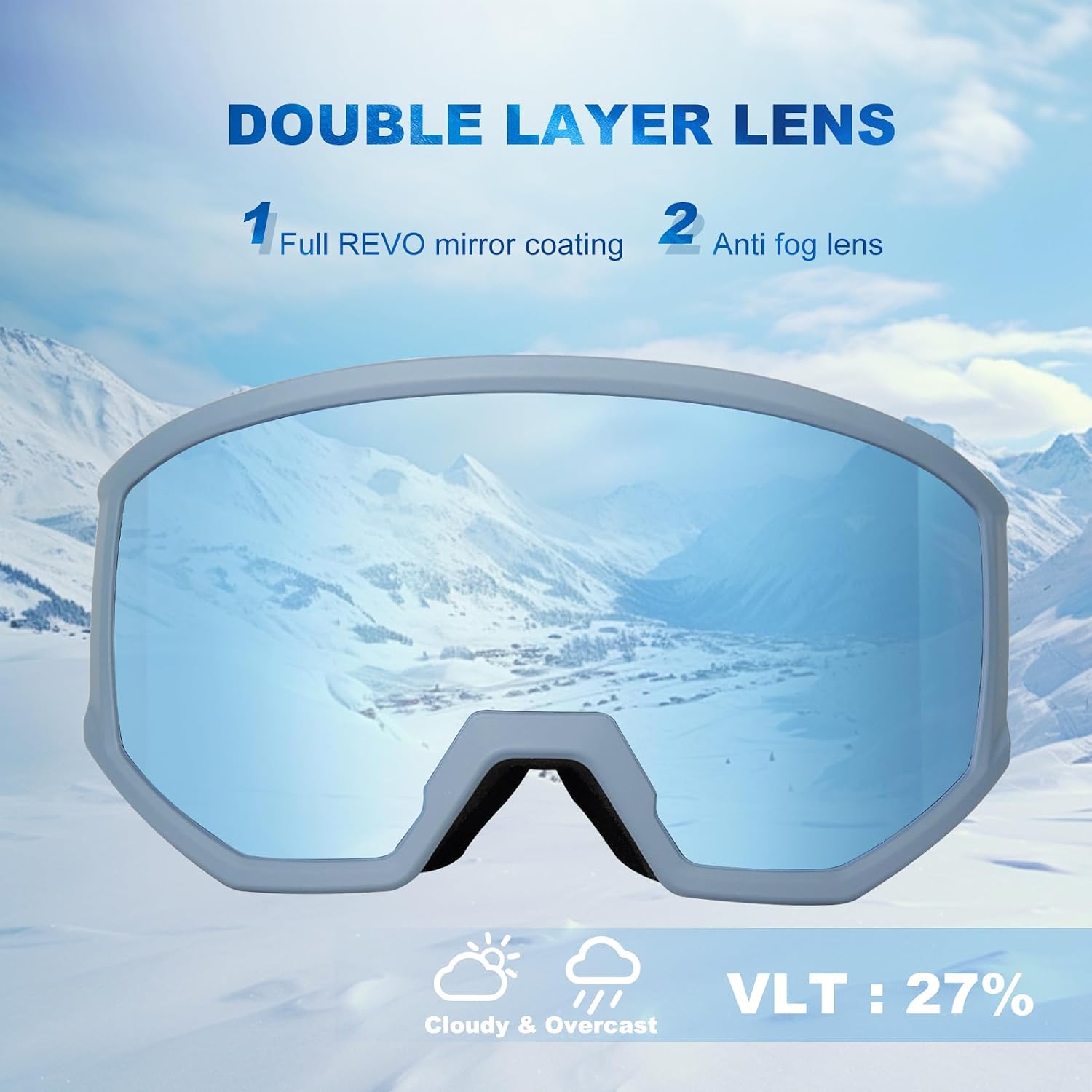 Thumbnail 4 de EXP VISION Ski/Snowboard Goggles anti-fog