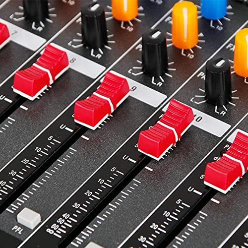 Detalle de Depusheng DA12: consola mezcladora de sonido estéreo profesional de 12 canales con Bluetooth y USB