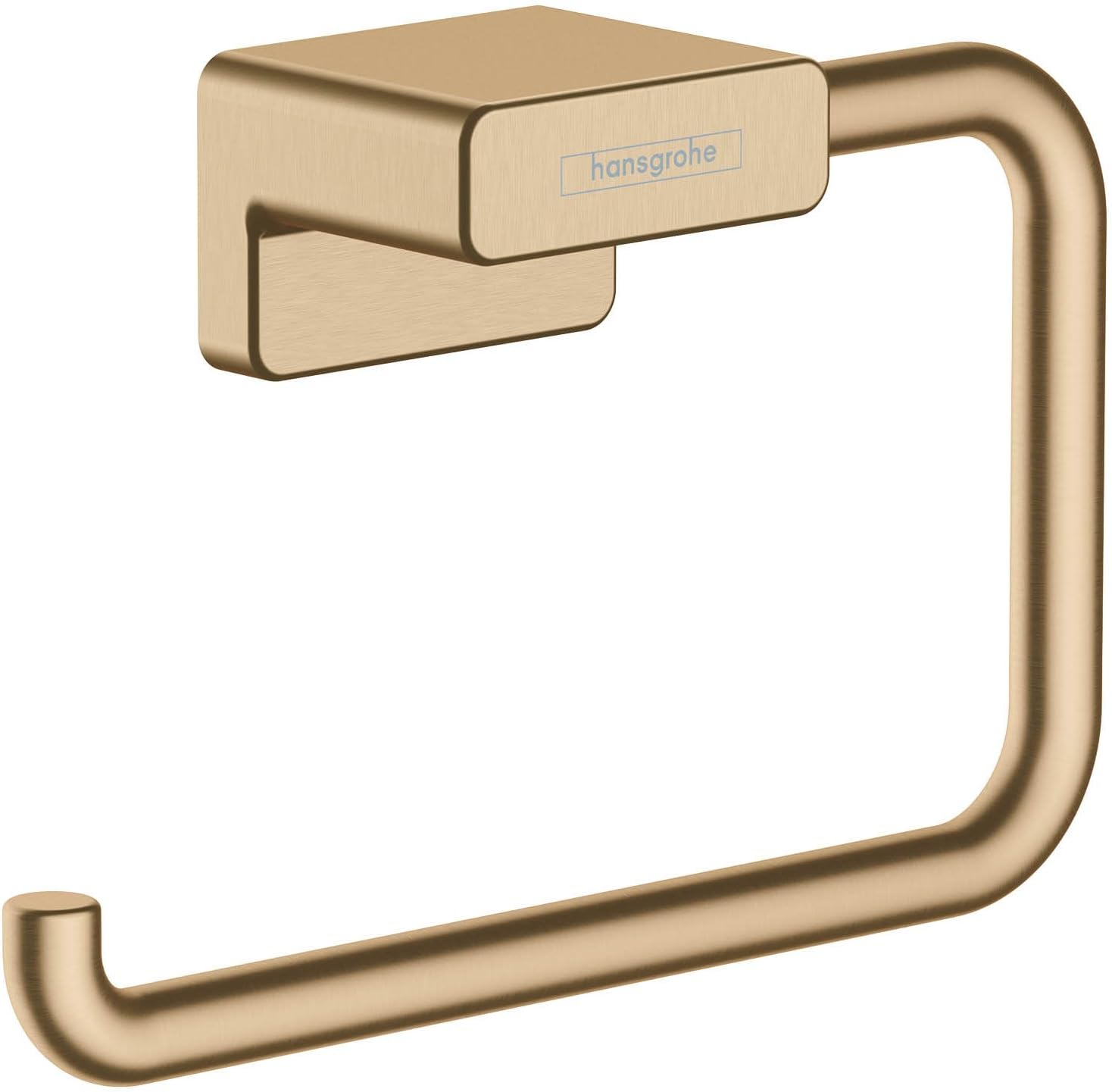 Detalle de hansgrohe AddStoris 41754140 – wieszak na ręcznik typu ring, brąz szczotkowany