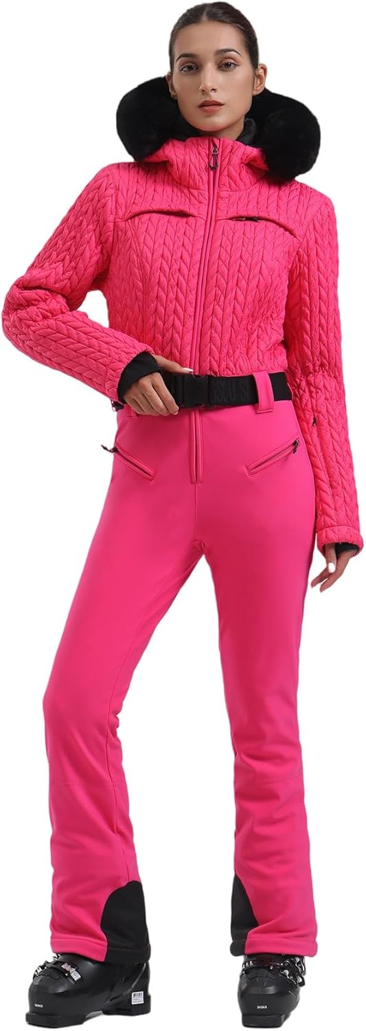 Thumbnail 5 de GSOU SNOW Ski Suit Women Waterproof Winter Jumpsuit