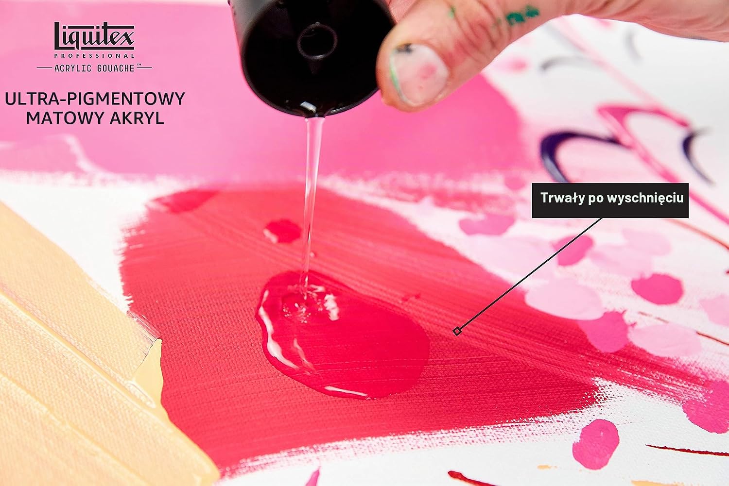 Detalle 2 de Liquitex 3699322 farby akrylowe typu gwasz, 6 × 22 ml, matowe