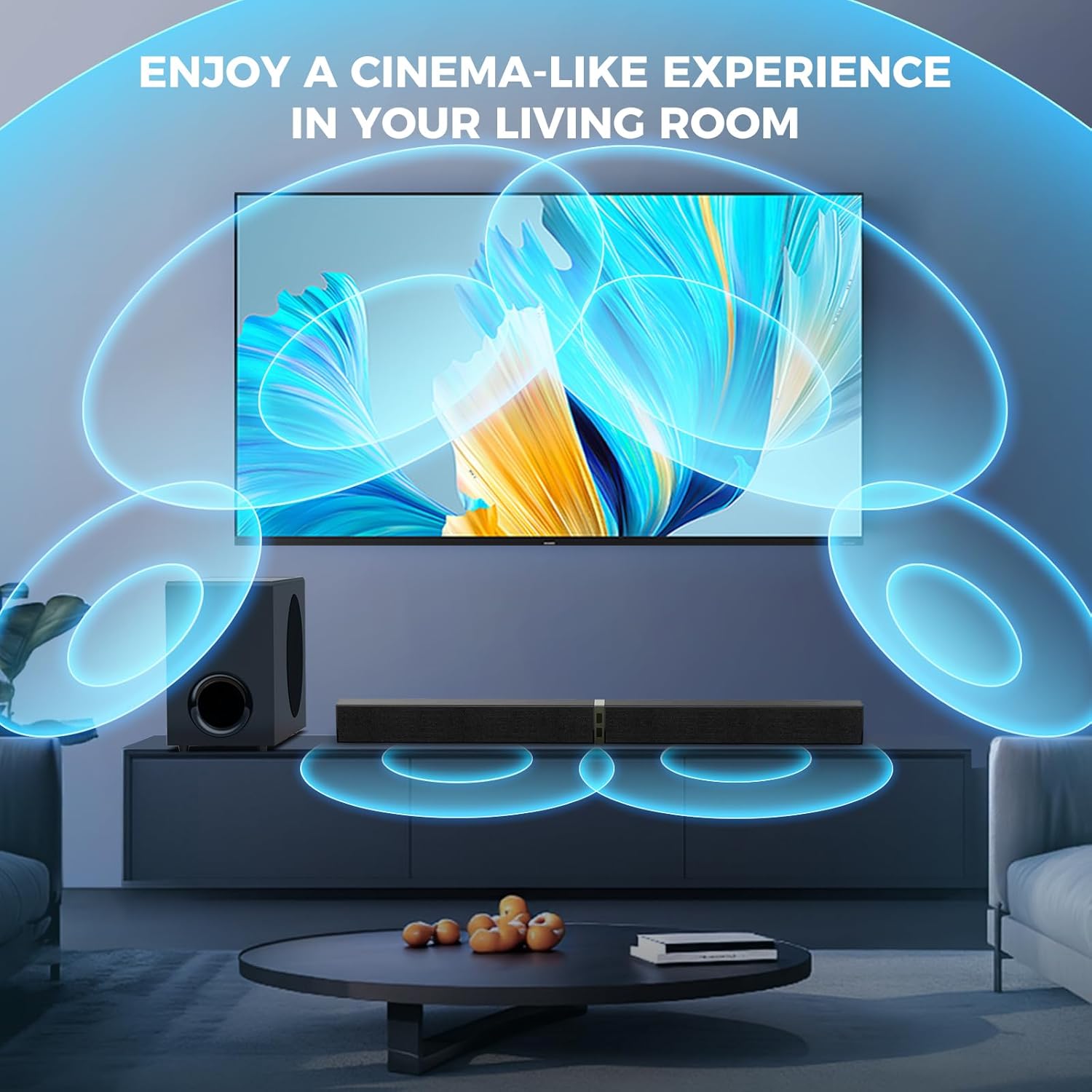 Thumbnail 5 de GarageRock Soundbar with Subwoofer for TV (120W) – Bluetooth 5.3, ARC, Optical & AUX