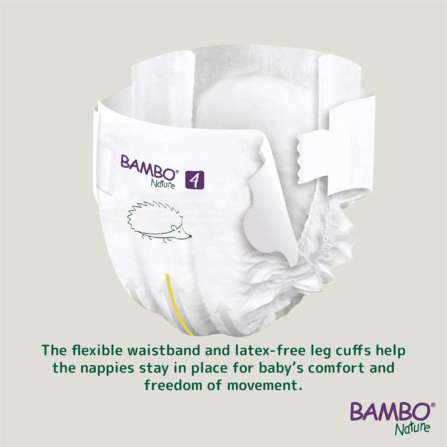 Detalle de Bambo Nature Premium Eco Nappies Size 4 (15-31lb) – 144 Pack
