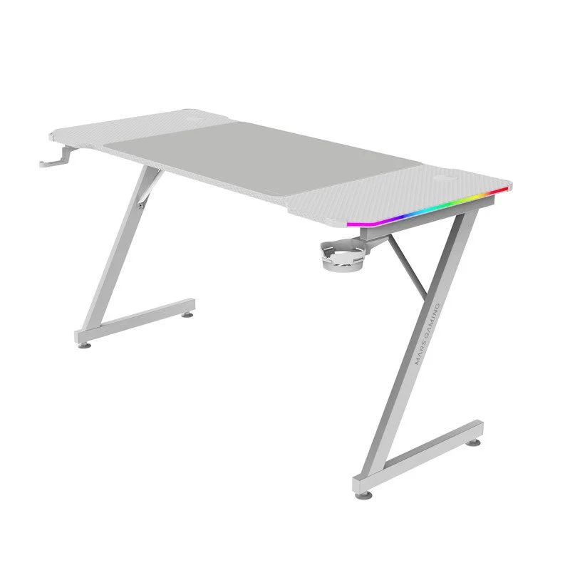 Detalle de Mars Gaming MGD-X140RGB: Mesa Ergonómica ARGB 140x60 cm con mando y alfombrilla XXL