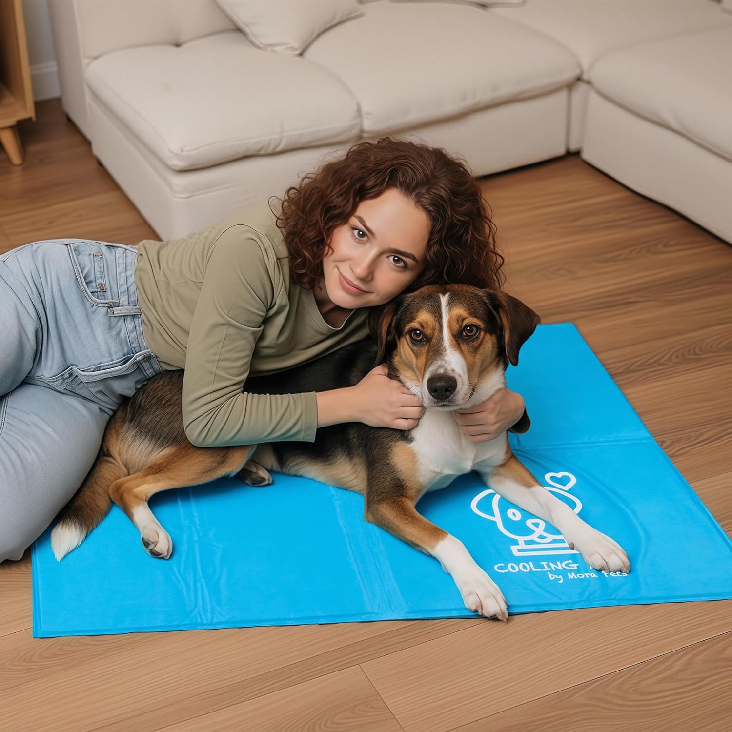 Thumbnail 6 de Pawtasy Dog Cooling Mat Medium – Thick Self-Cooling Pad for Dogs & Cats (50x69cm)