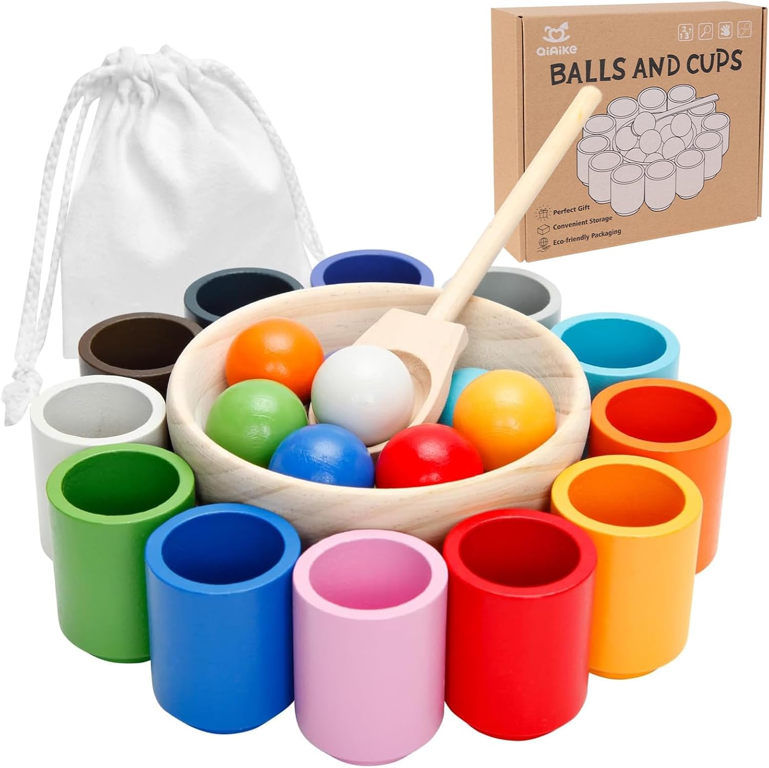 Detalle de Montessori Spielzeug 12 Kugeln