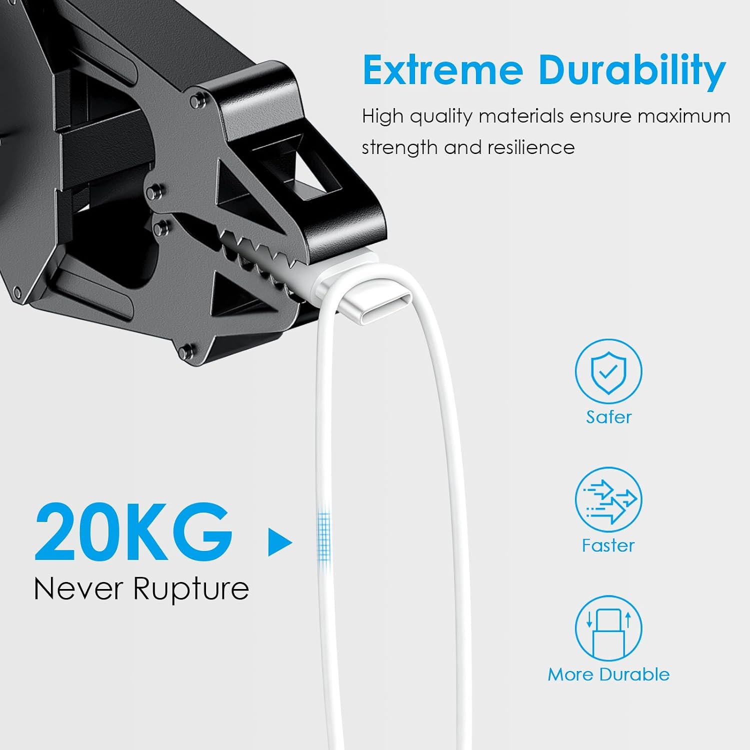 Detalle de CXX EP-TA800 25W USB-C Charger 2-Pack with 6-Foot C-to-C Cables