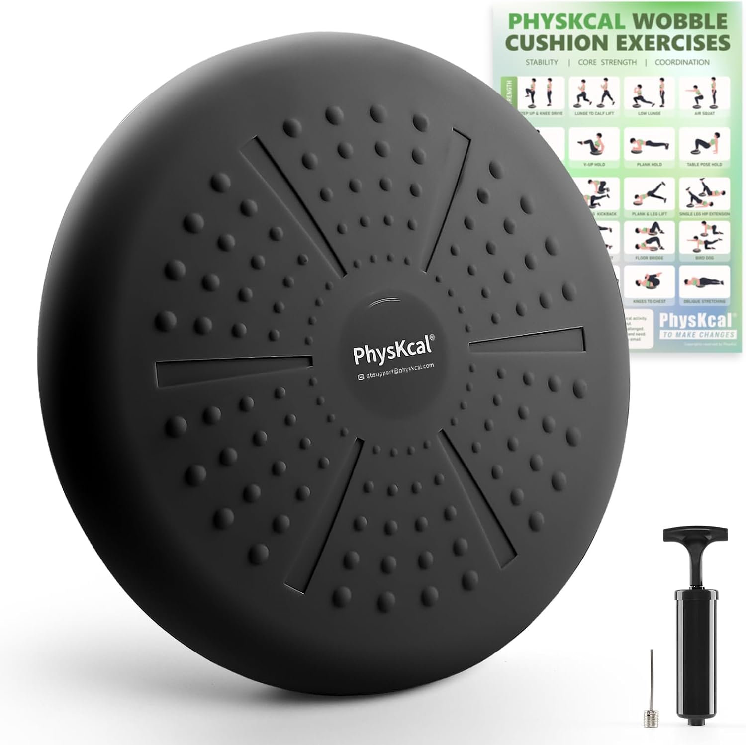 PhysKcal Wobble Disc Balance Seat 34cm