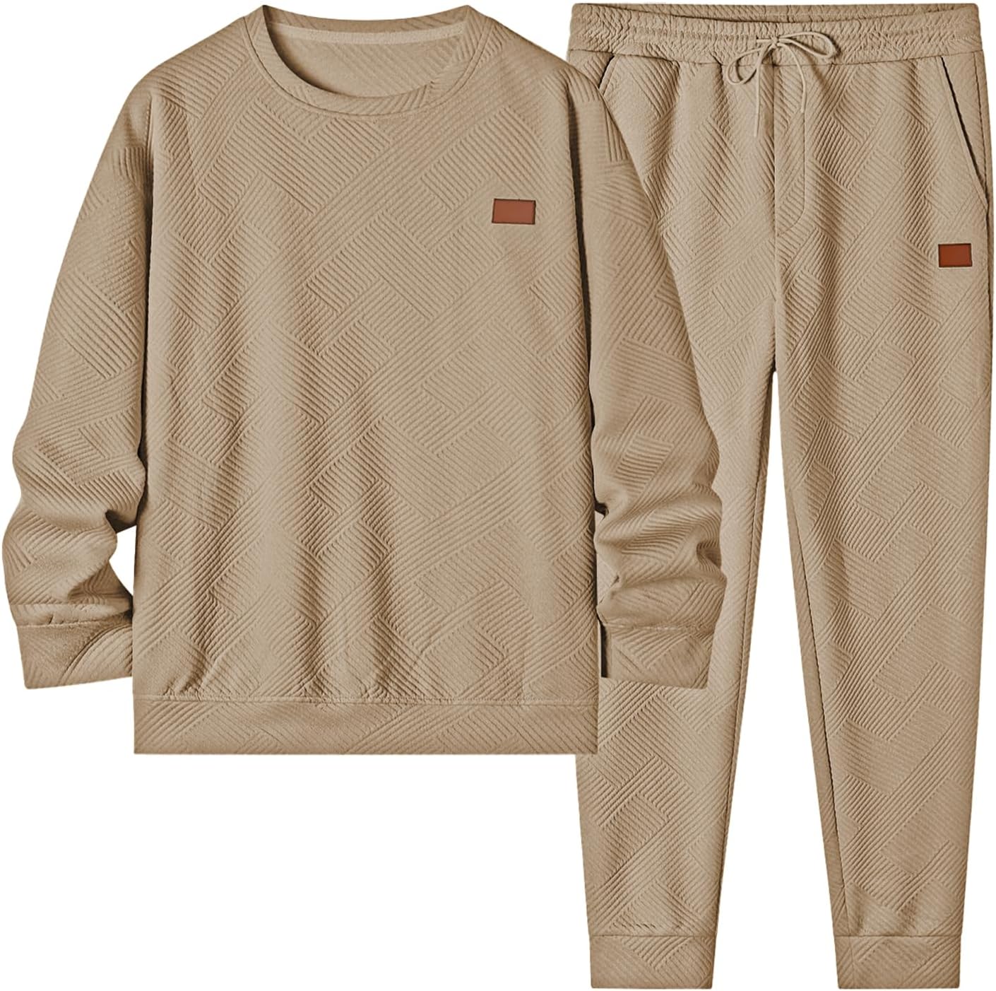 Detalle 2 de JMIERR Mens Tracksuit Activewear Top and Bottom Set: Lightweight, Practical Casual Wear