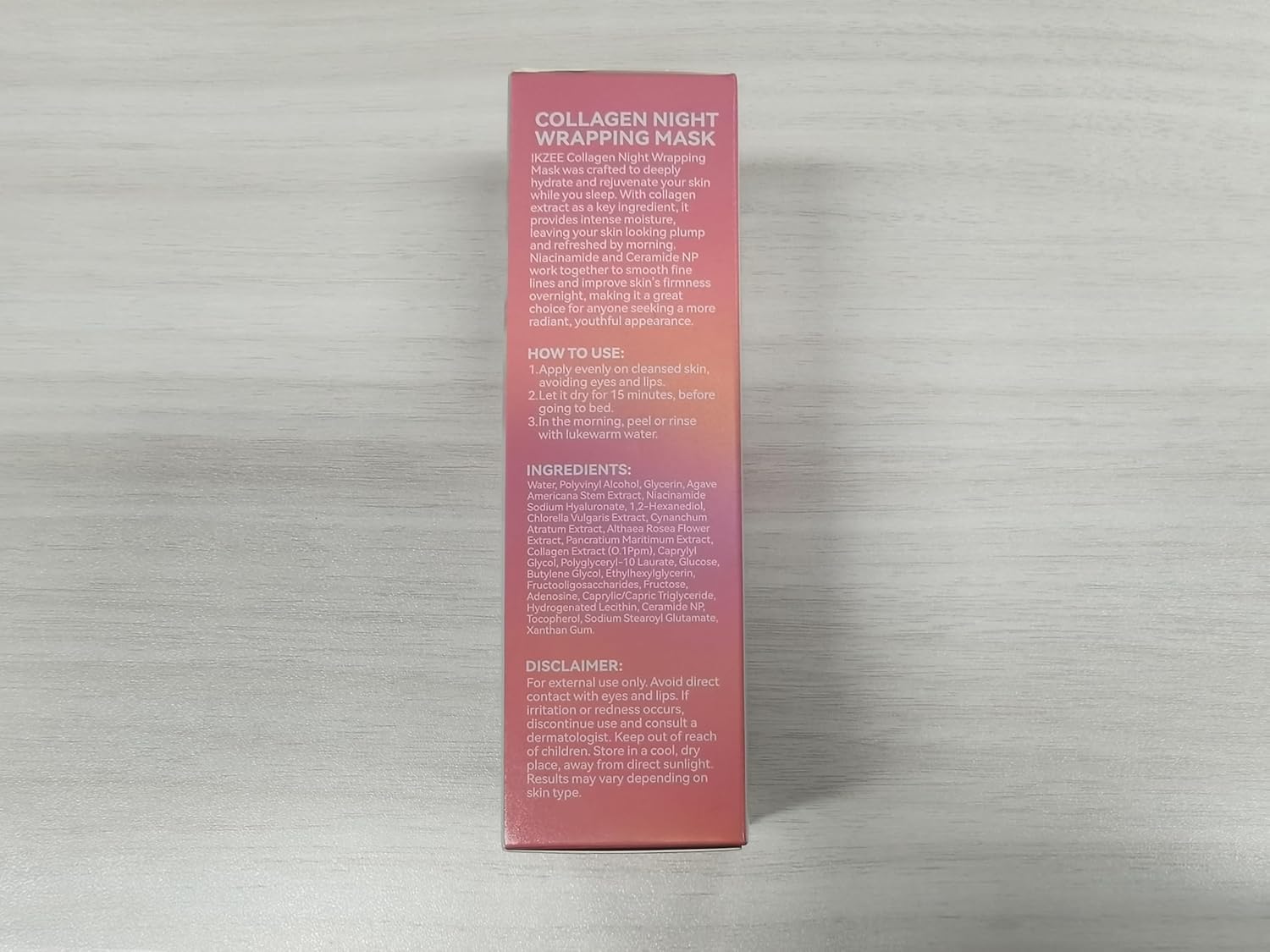 Detalle 2 de Masque Collagène de nuit Korean Masque au collagène visage (Bio Mask Collagen Real Deep Mask) – 75 ml