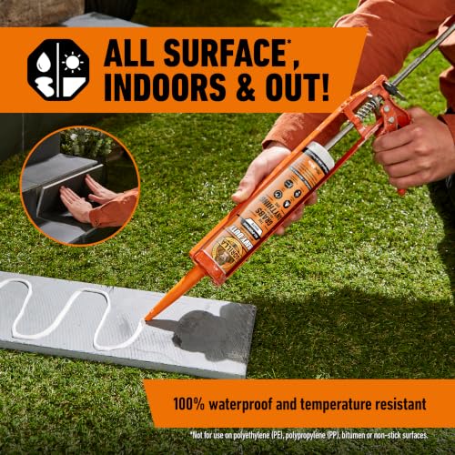 Detalle de Gorilla 2044001 Heavy Duty Grab Adhesive White 290ml – practical performance for indoor and outdoor use