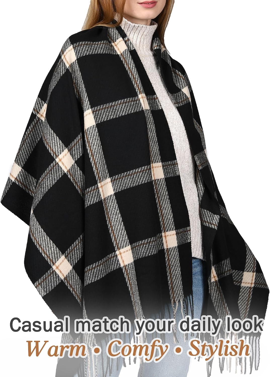 Detalle de FURTALK Winter Oversized Scarf 78.7" 🧣