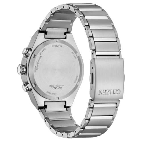 Thumbnail 2 de Citizen Zenshin Senkei Eco-Drive Solar: Cronógrafo de titanio con pulsera de titanio y cristal de zafiro