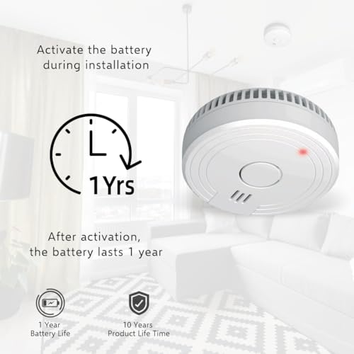 Thumbnail 4 de ELRO FS1801 detector de humo EN14604 — 10 unidades