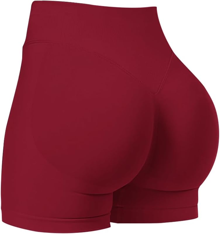 Detalle de JN JANPRINT women’s seamless running & gym cycling shorts with hidden scrunch bum (4.5 inch)
