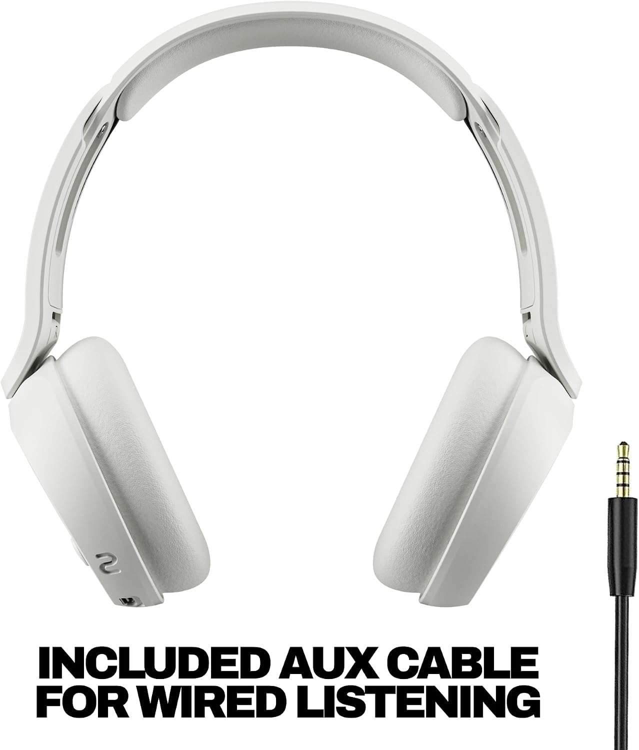 Detalle 1 de Skullcandy Icon 180 S2DTW Wireless On-Ear Headphones, Bone, 50-Hour Battery