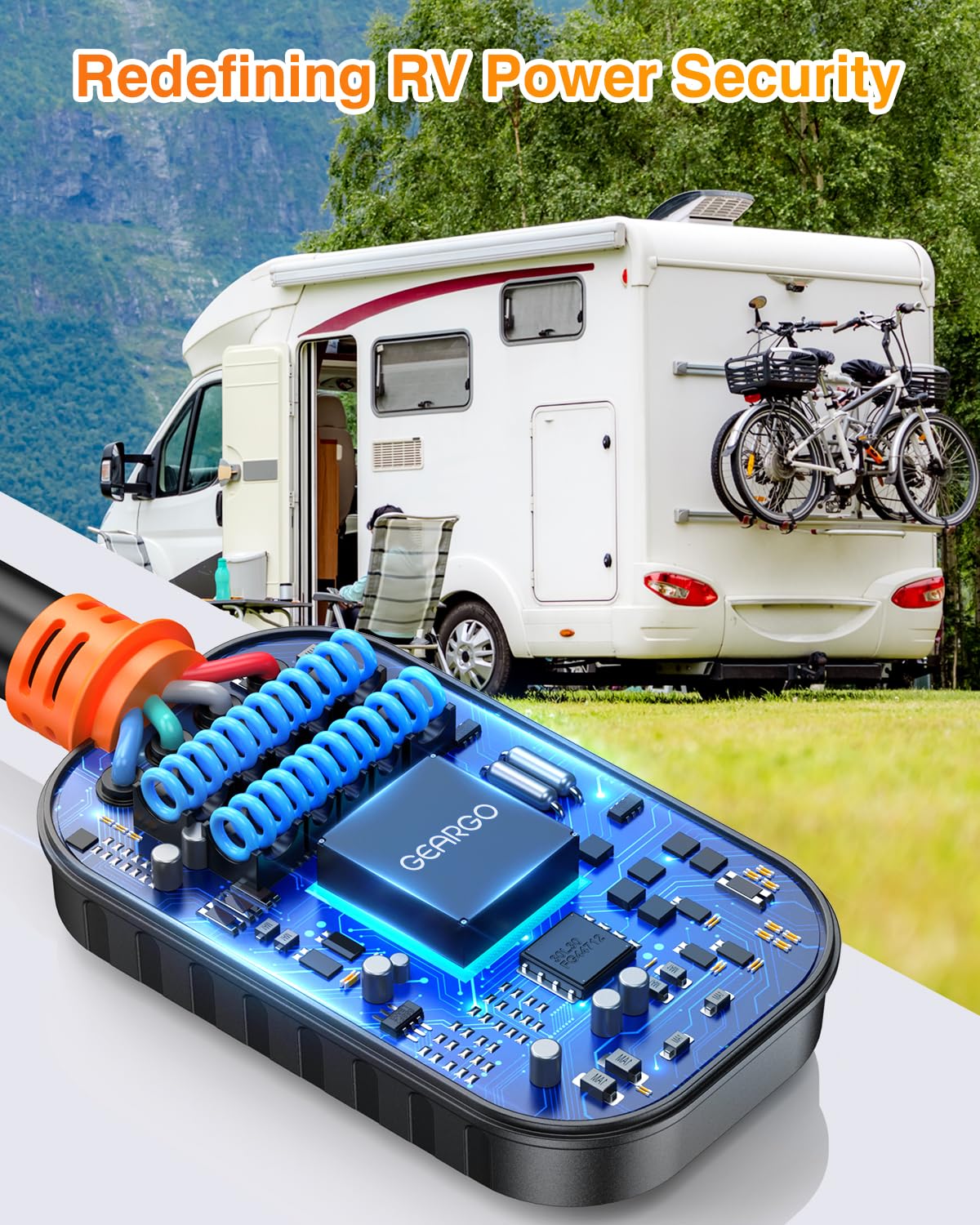 Thumbnail 4 de GEARGO 50A RV Surge Protector with 18000J, IP68 Waterproof, Plug-&-Play