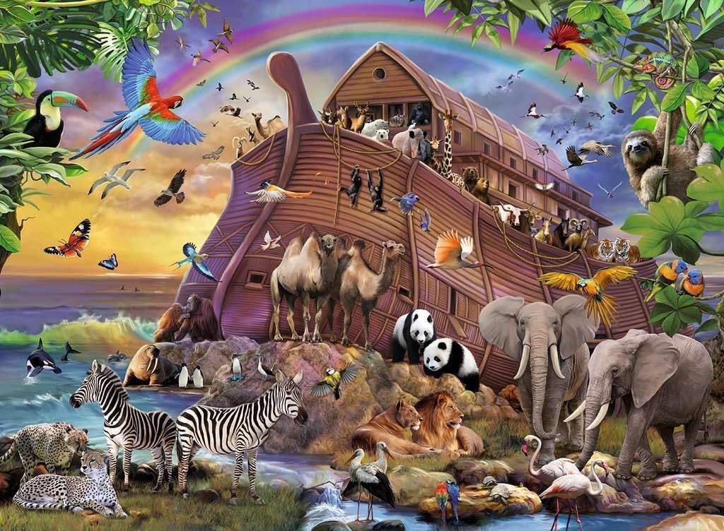 Thumbnail 1 de Puzzle Ravensburger L’Arca di Noè 150 pezzi