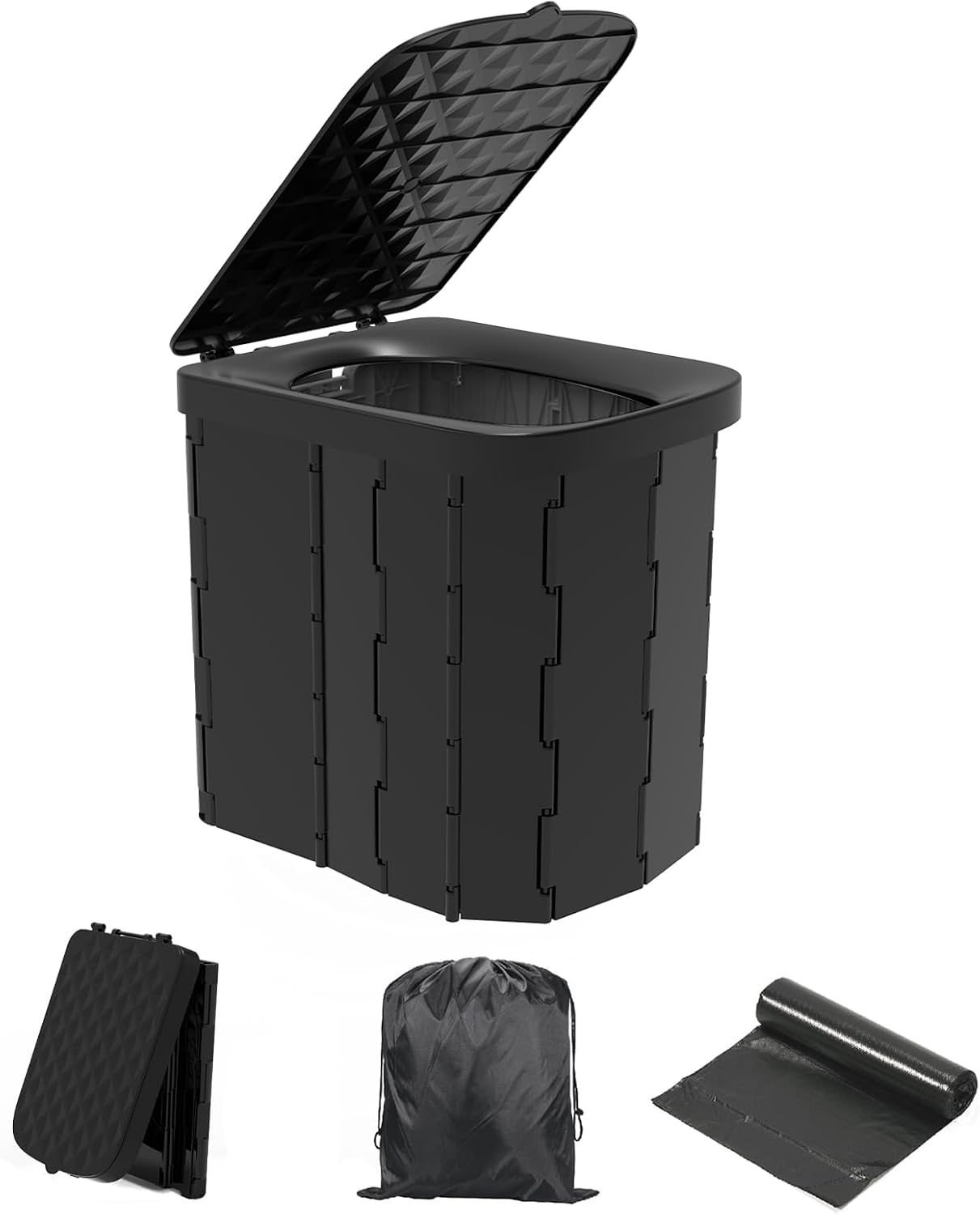 Thumbnail 6 de Hapoon XL Portable Folding Toilet 400 lb 🚽