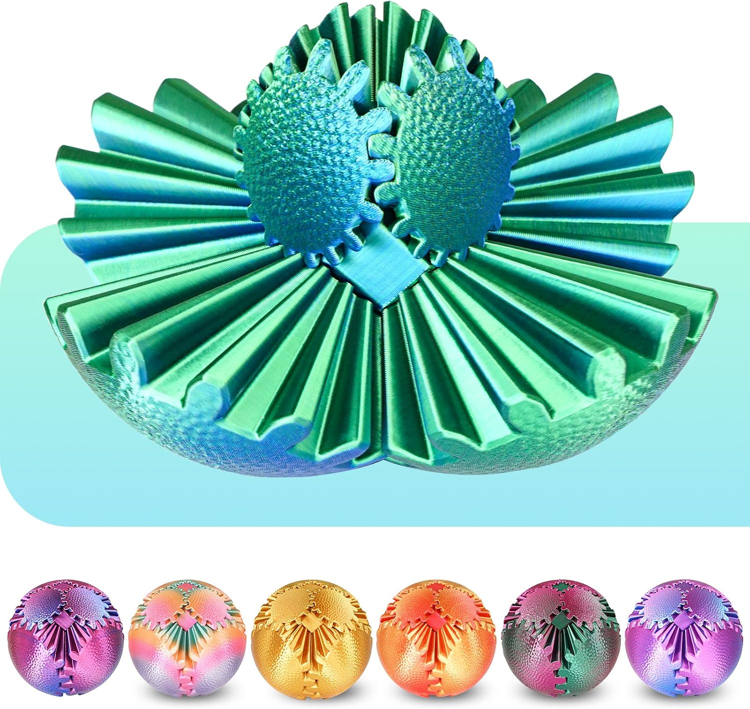 Detalle de Gear Ball Fidget Kugel 8 cm