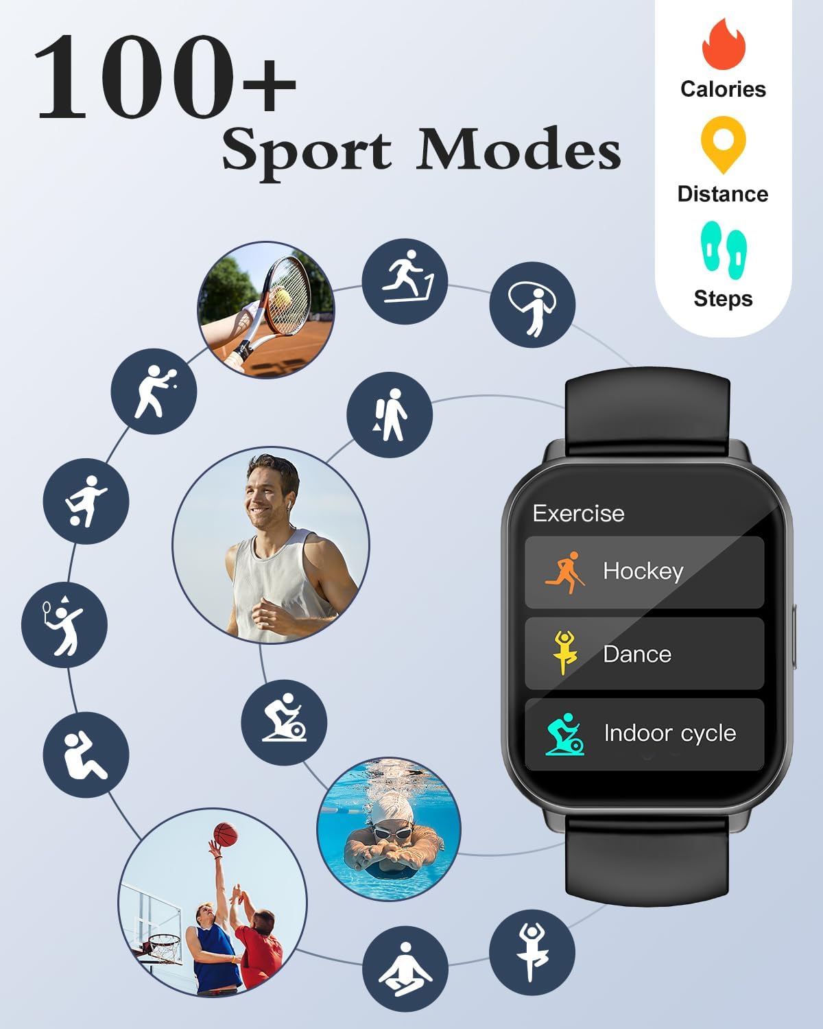 Detalle 2 de RUIMEN Smart Watch 1.69" HD touchscreen