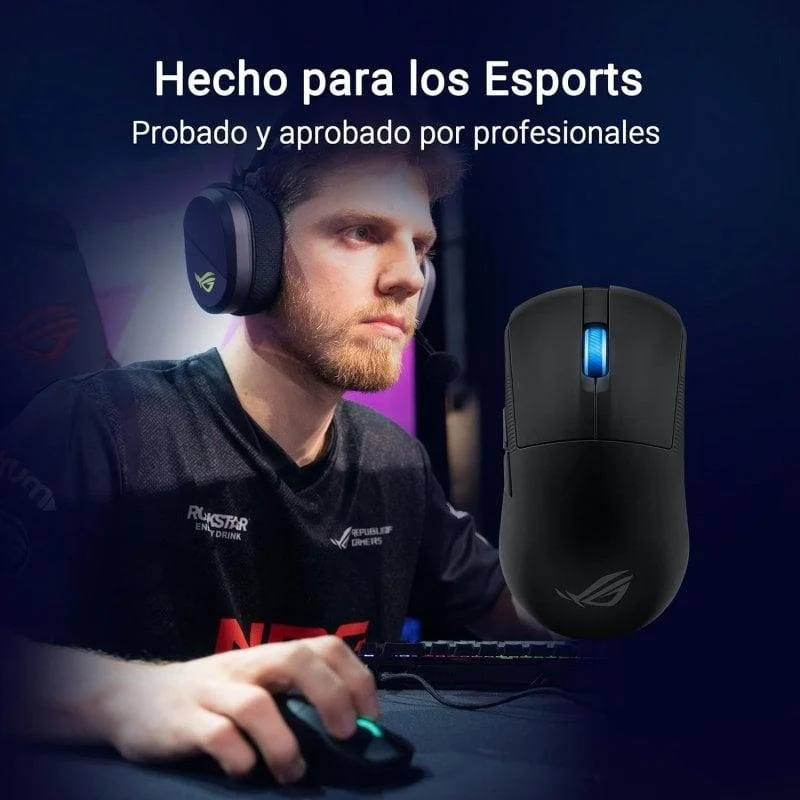 Detalle 2 de ASUS ROG Harpe Ace Mini 42.000 DPI ratón gaming 🖱