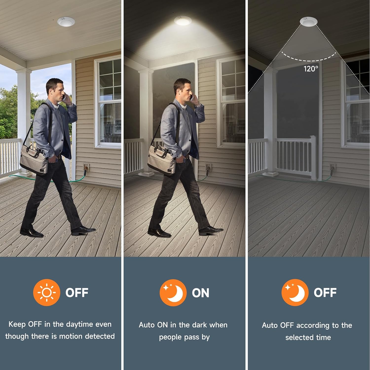 Thumbnail 4 de ECOELER CDR615C 6" LED Motion Sensor Ceiling Light, 3 CCT, 16W