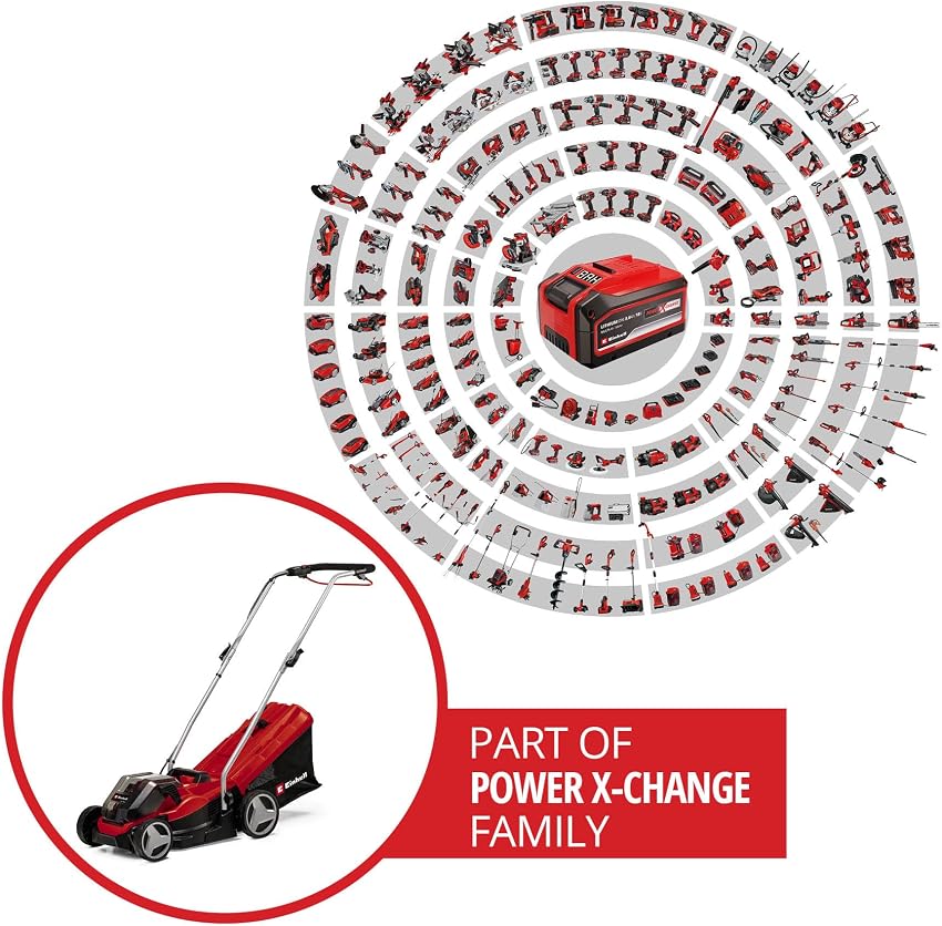 Detalle 2 de Einhell GE-CM 36/33 Li Cortacésped 36 V, 33 cm