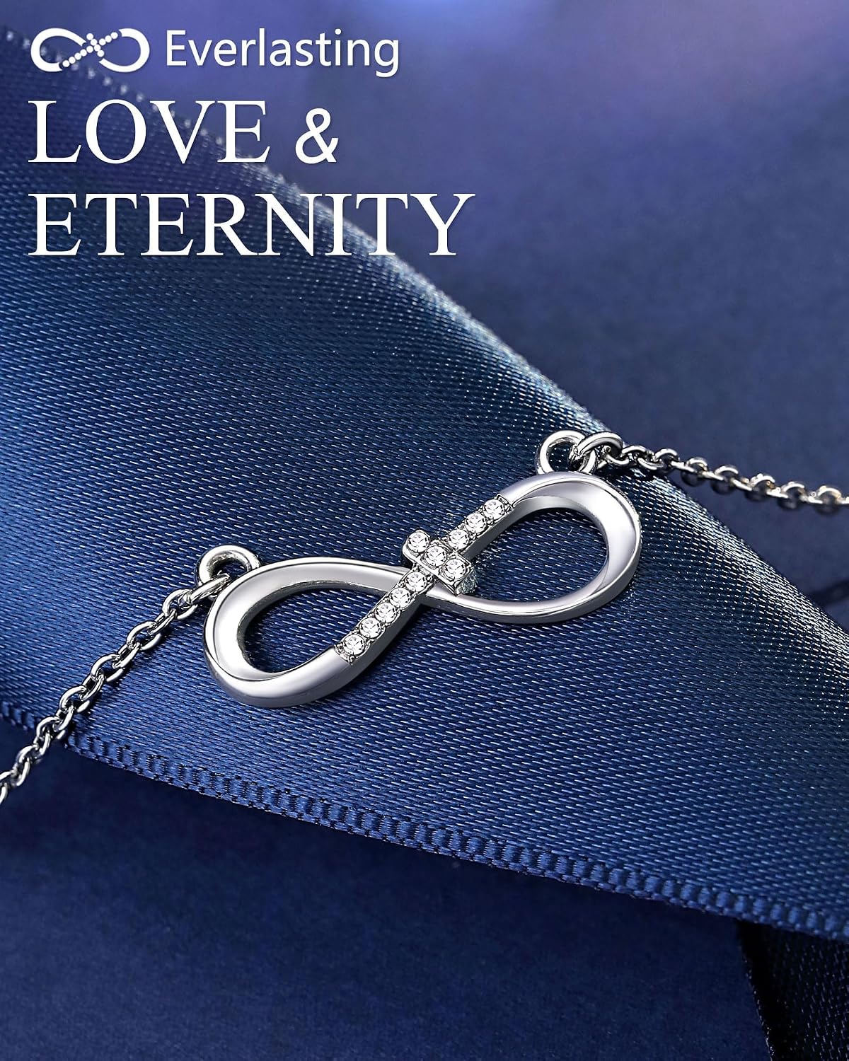 Thumbnail 2 de D Dongjiangjin Infinity Cross Necklace