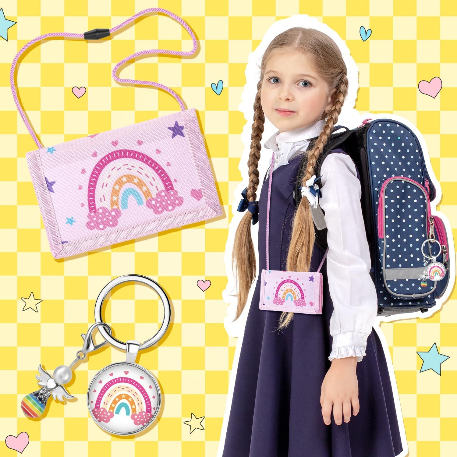 Thumbnail 5 de Kinder Portmonee Regenbogen Schultüte Füllung