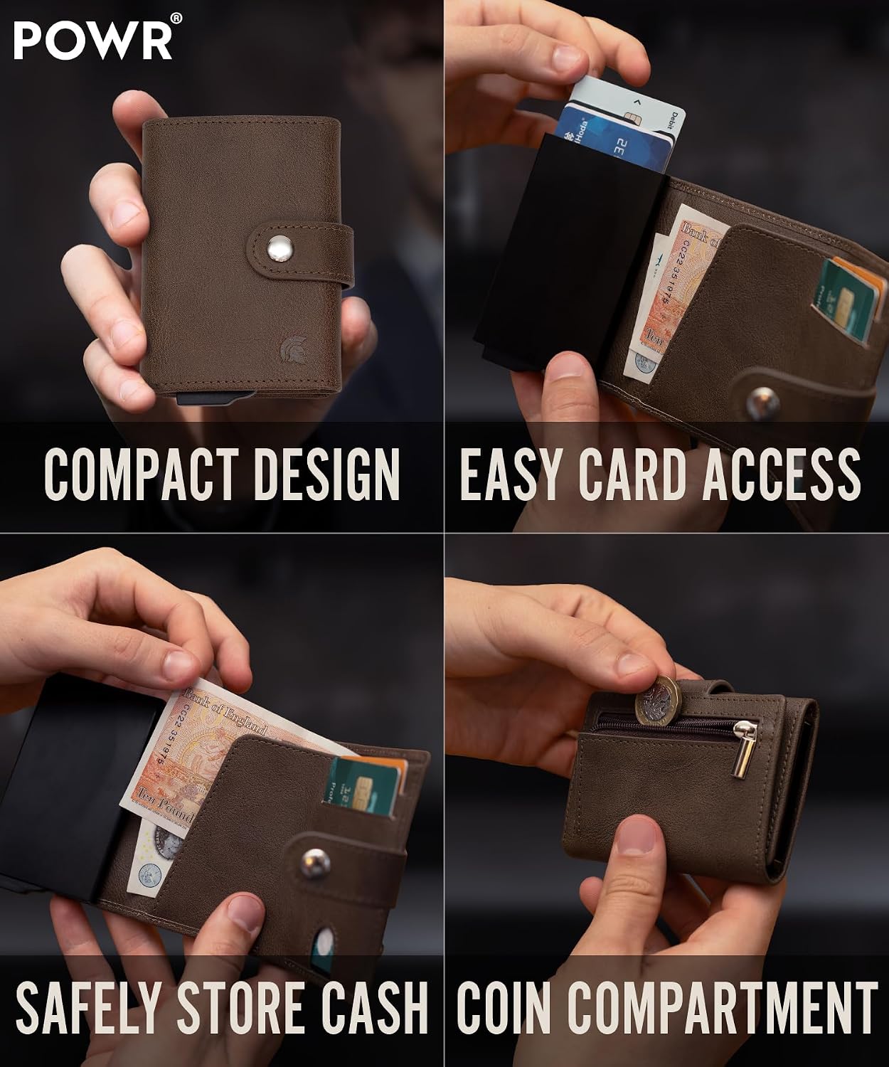 Detalle 2 de POWR Wallet Metal Cardholder 8 Cards