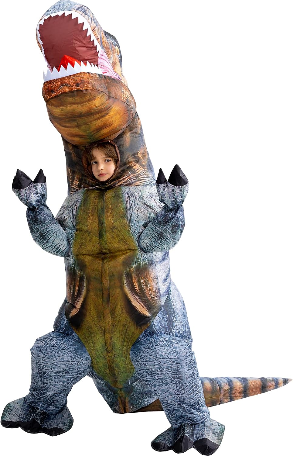 Thumbnail 6 de RQUXMT Inflatable Dinosaur Costume for Kids, Full-Body T. Rex Suit with Fan