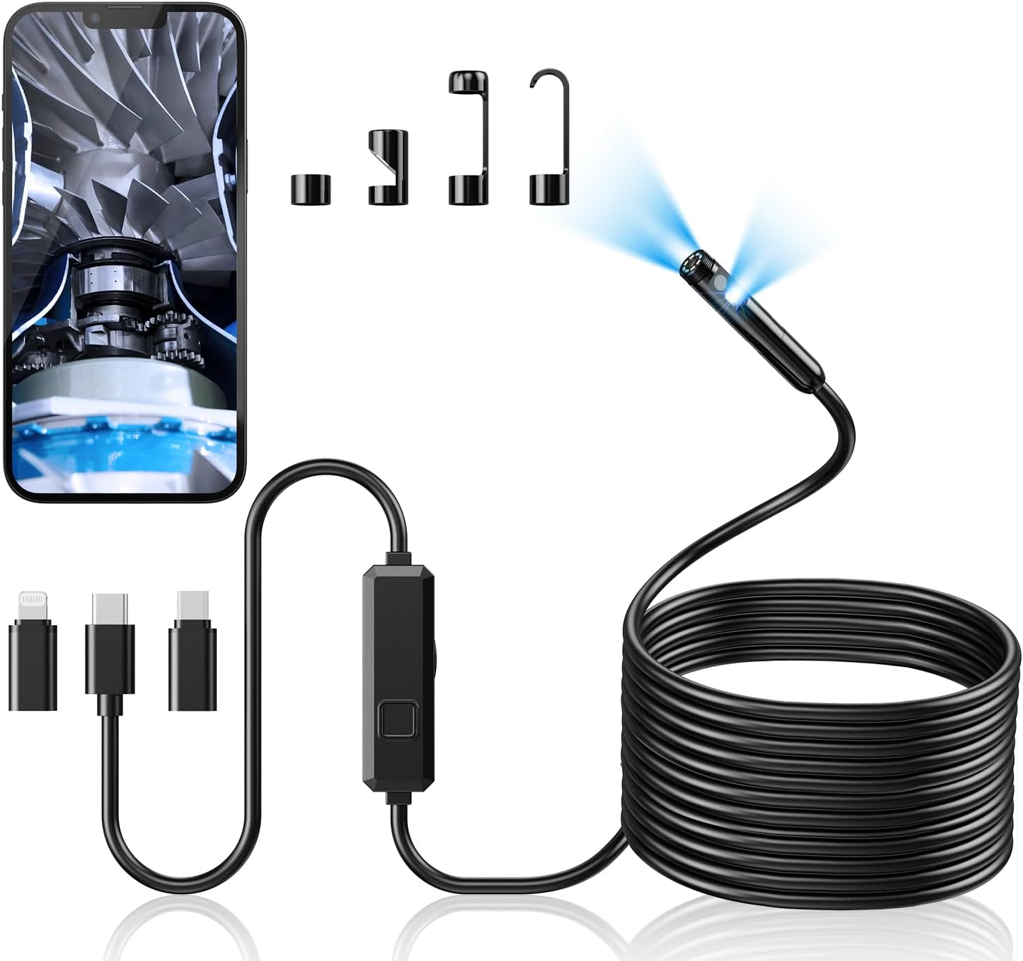 Detalle de Acoath Endoscope 1920P Dual Lens