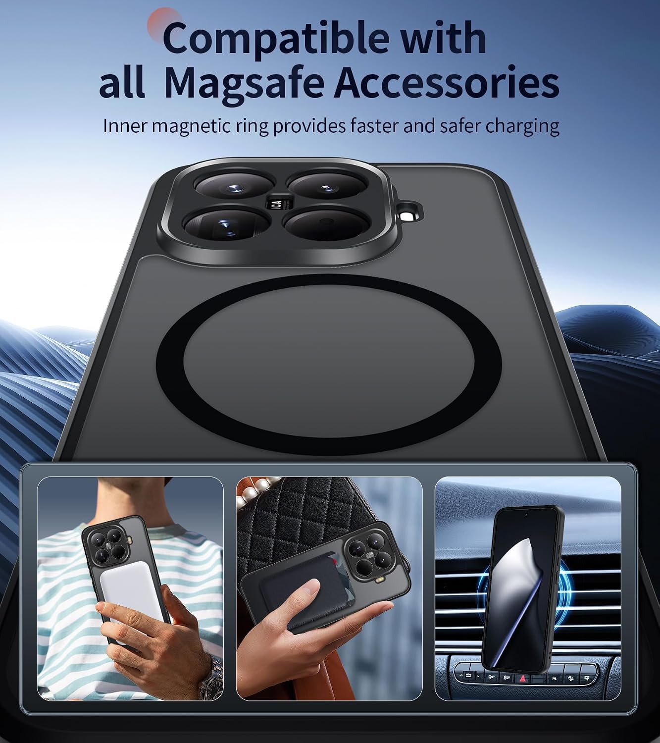 Detalle 2 de Opkiegrn Funda Xiaomi 15T Pro Magnética 9H
