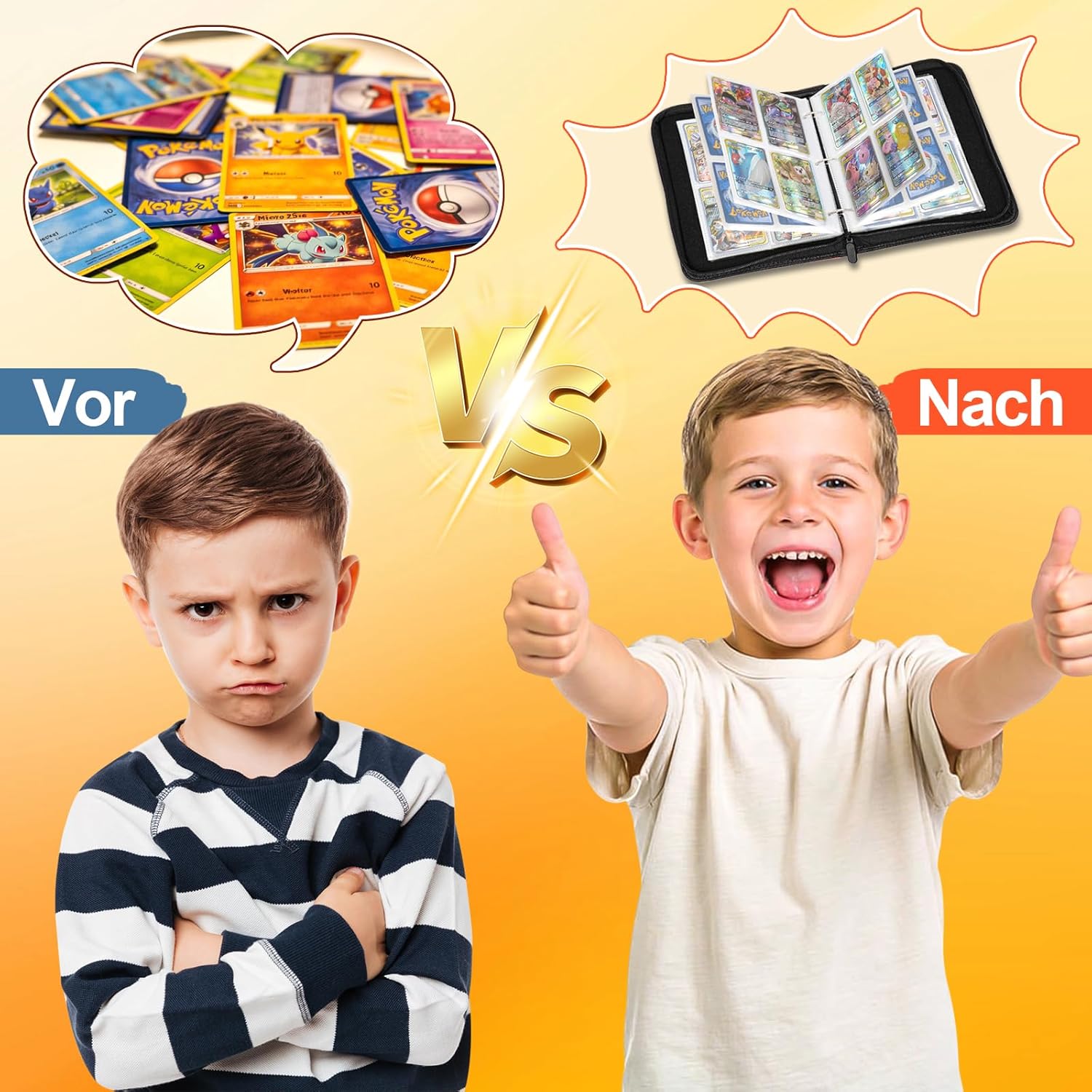 Detalle de LYAILOOGXL Sammelalbum für Pokémon – 400 Karten Platz, PVC-frei, kompatibel mit Scarlet & Violet, Sword & Shield