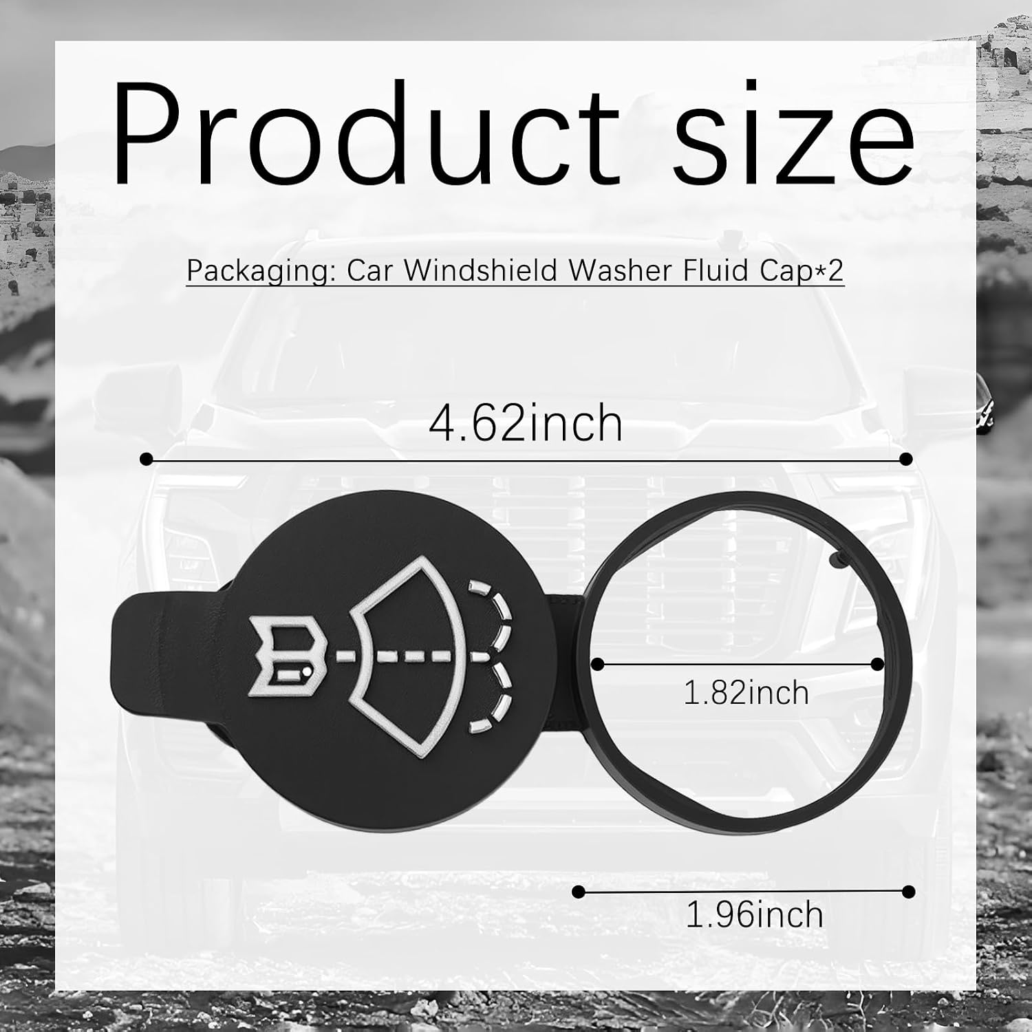 Detalle de Windshield washer reservoir cap OEM 12767700