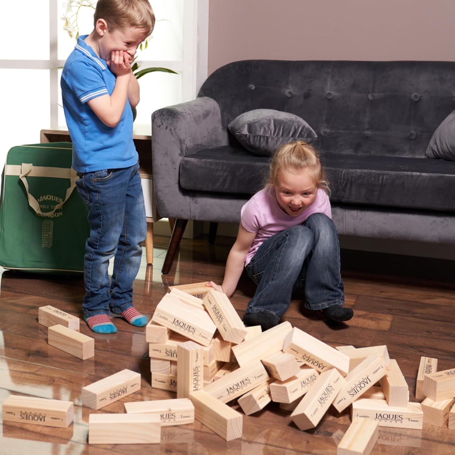 Thumbnail 6 de Ultimate XL! Tumble Tower by Jaques Of London – Giant 5ft Tall Block Game